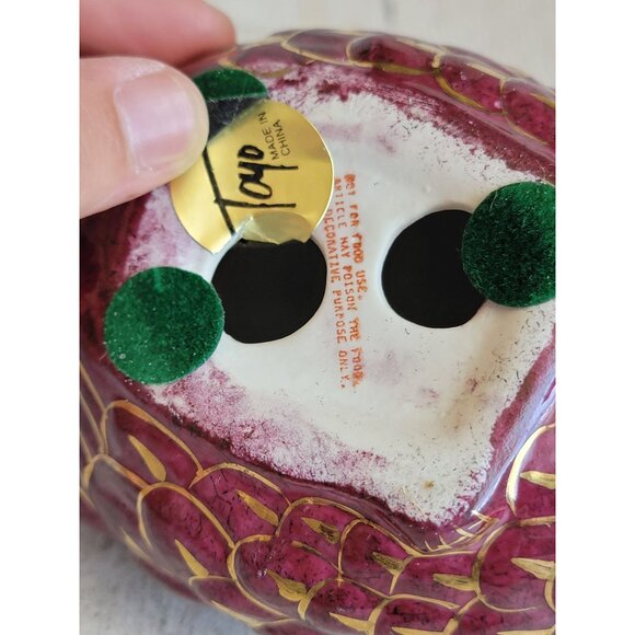 Vintage Toyo red quail bird statue figure Xmas home decor unique - Picture 9 of 9